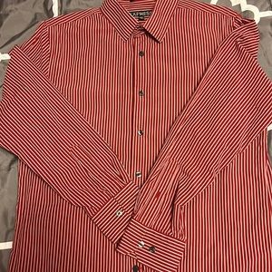 Mens Modern Fit Express Button Down Shirt